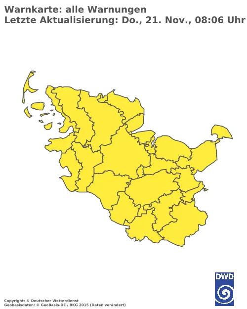 Aktuelle Wetterwarnungen für  Hannover