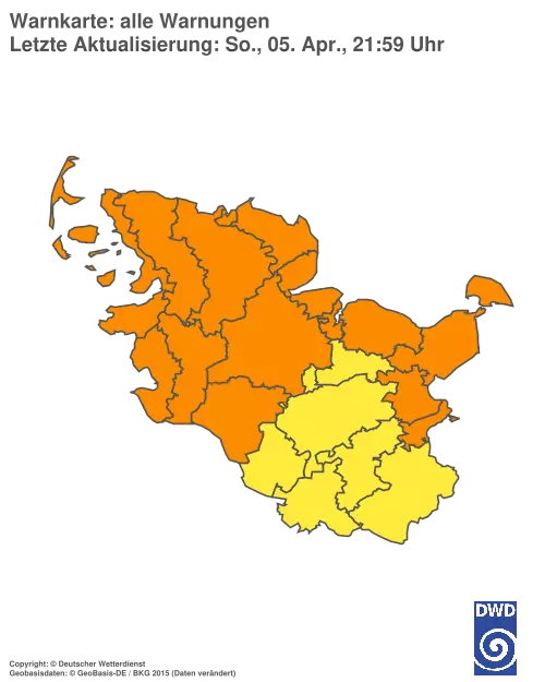Aktuelle Wetterwarnungen für %region%