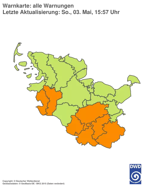 Aktuelle Wetterwarnungen für %region%