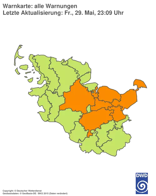 Aktuelle Wetterwarnungen für %region%