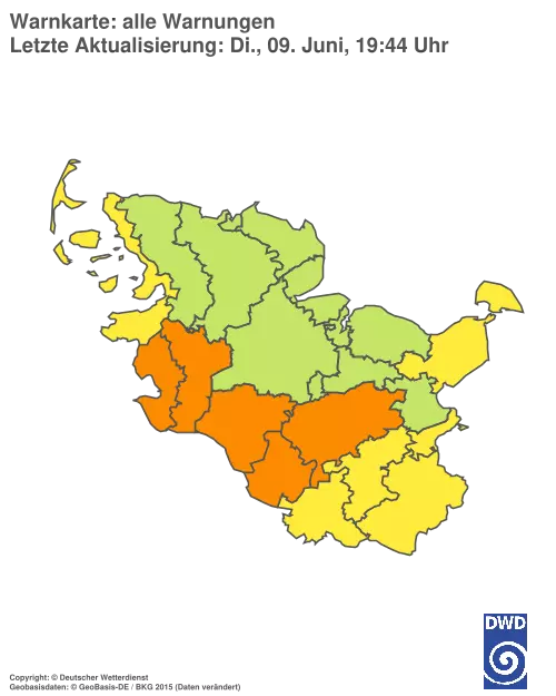 Aktuelle Wetterwarnungen für %region%