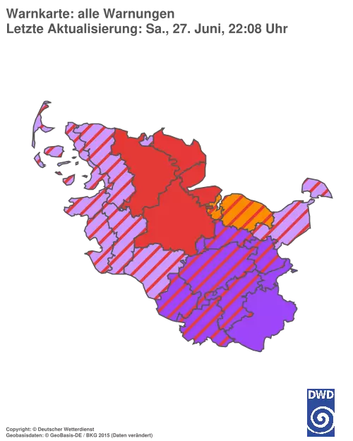 Aktuelle Wetterwarnungen für %region%