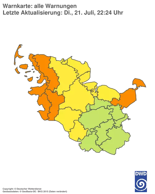 Aktuelle Wetterwarnungen für %region%